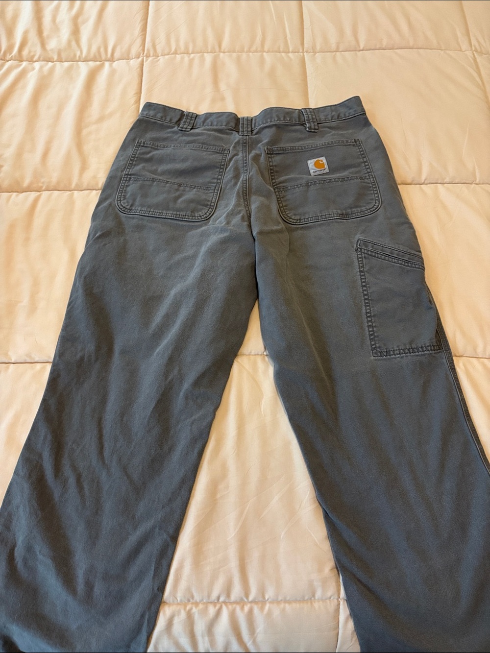Carhartt Men's Cargo Pants in Charcoal Gray
